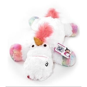 Despicable ME Universal Studios Parks Plush Pillow Fluffy Unicorn with Rainbow H